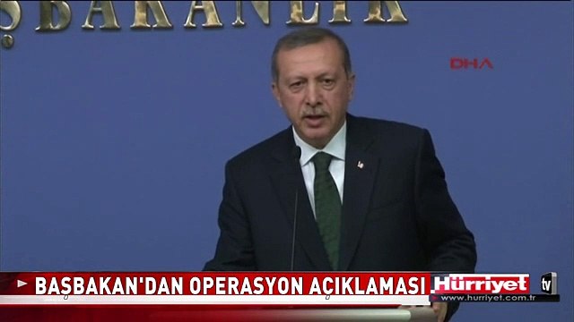 BAŞBAKAN ERDOĞAN'DAN RÜŞVET OPERASYONU AÇIKLAMASI