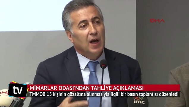 Mimarlar Odası'ndan tahliye açıklaması