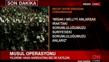 Cumhurbaşkanı Erdoğan'dan flaş Musul açıklaması