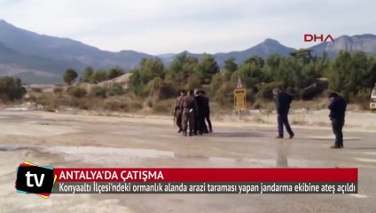 Antalya'da askere ateş açıldı