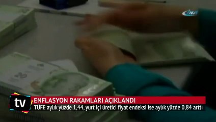 Enflasyon rakamları açıklandı