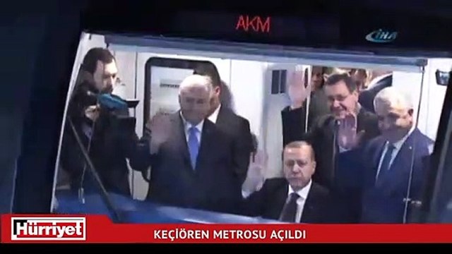 Keçiören Metrosu açıldı
