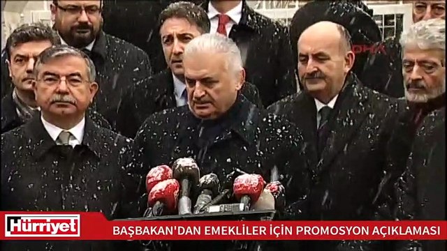 Başbakan Yıldırım'dan emekli promosyonları ile ilgili önemli açıklama