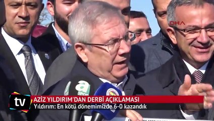 Aziz Yıldırım: En kötü dönemimizde 6-0 kazandık