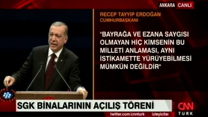 Erdoğan: Paranızı bankada tutun denildiği zaman...