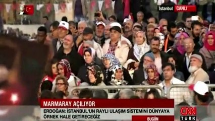 BAŞBAKAN ERDOĞAN MARMARAY AÇILIŞINDA KONUŞTU - 3