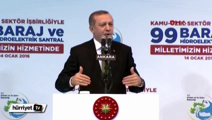 Cumhurbaşkanı Erdoğan baraj ve HES açılışında konuştu