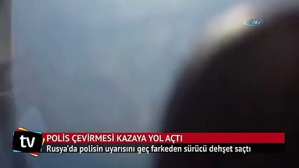 Polis çevirmesi kazaya yol açtı