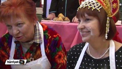 Rus gelinler Türk böreği açtı, kaynanalar Putin'e seslendi