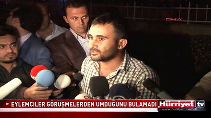 VALİ MUTLU İLE GÖRÜŞEN BAZI EYLEMCİLER GÖRÜŞMELERDEN UMDUĞUNU BULAMADI