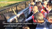Bakan Karaismailoğlu, Diyarbakır-Eğil kara yolunun açılışını yaptı
