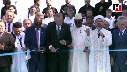 Büyük Çamlıca Camisi'nin açılışı yapıldı