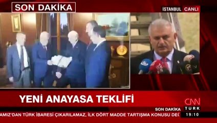 Başbakan Yıldırım'dan yeni anayasa açıklaması