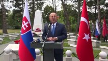 Bakan Çavuşoğlu, Bratislava Türk Şehitliği ve Anıtı’nın açılışını gerçekleştirdi