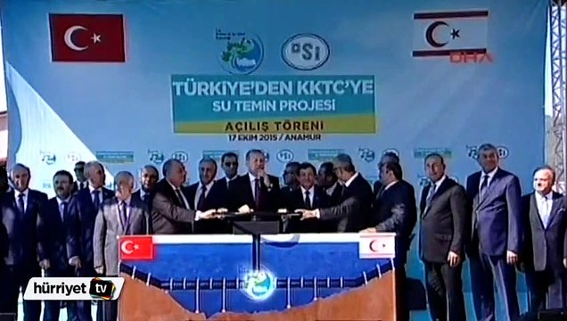 KKTC Su Temin Projesi'nin açılışı gerçekleştirildi