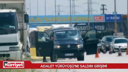 Adalet Yürüyüşüne saldırı son anda böyle önlendi