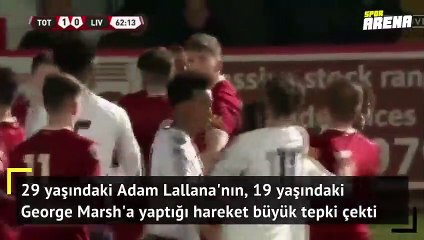 Lallana'dan tepki çeken hareket!