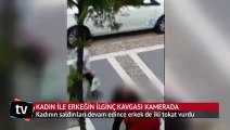 Marmaris'te sokak ortasında ilginç kavga