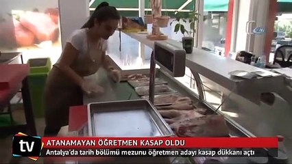Atanamayan kadın öğretmen kasap oldu