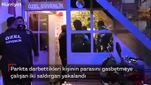 Parkta darbettikleri kişinin parasını gasbetmeye çalışan iki saldırgan yakalandı