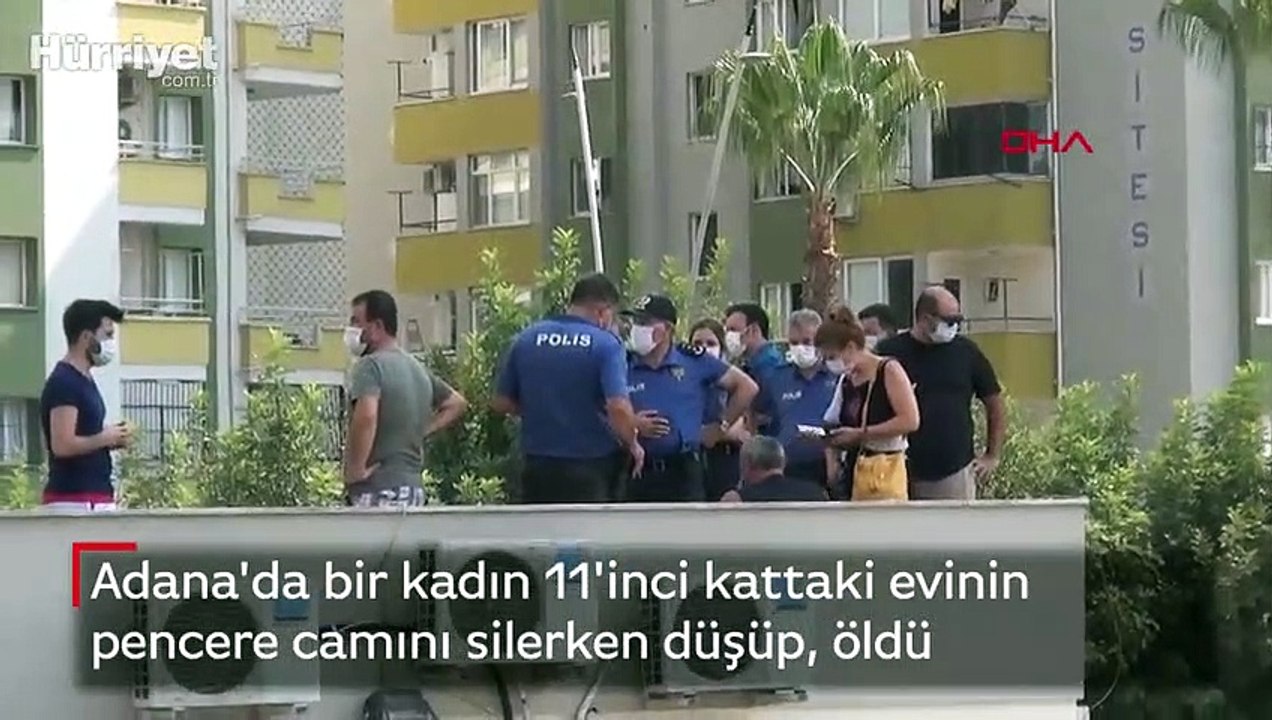 11'inci kattaki evinin pencere camını silerken düşüp, öldü