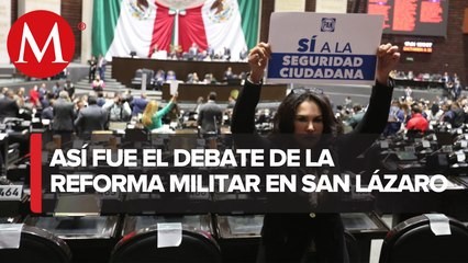 Entre acusaciones, recomendaciones de libros y carteles, el debate de la reforma militar