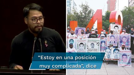 Diputado sobreviviente de Ayotzinapa vota sobre Fuerzas Armadas