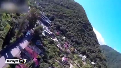 Başına 'Drone' çarptı