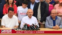 Kılıçdaroğlu Adalet Yürüyüşü'nün 4. gününde açıklama yaptı