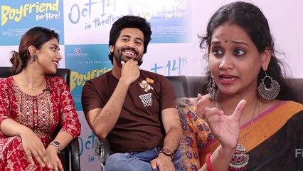 BoyFriend For Hire మాళవిక సో స్వీట్... *Interview | Telugu FilmiBeat
