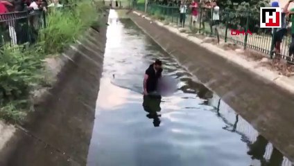 Serinlemek için kanala giren Suriyeli çocuk öldü