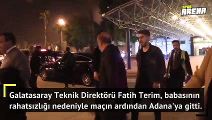 Terim Adana'ya gitti