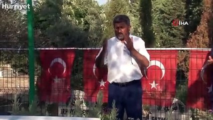 Şehit ikizlerin babasından duygulandıran ziyaret