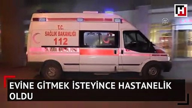 Evine gitmek istedi, erkek arkadaşından dayak yedi