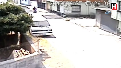 Hırsızı aile boyu böyle kovaladılar