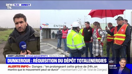 Réquisition à Dunkerque: les premiers camions citernes sont arrivés