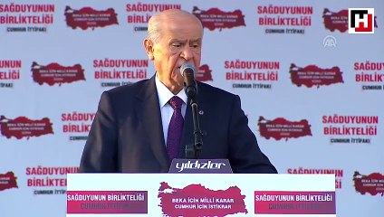 Bahçeli: "Zillet ittifakı milli güvenlik sorunudur"