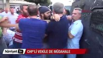 Adana'da CHP'li vekile de müdahale