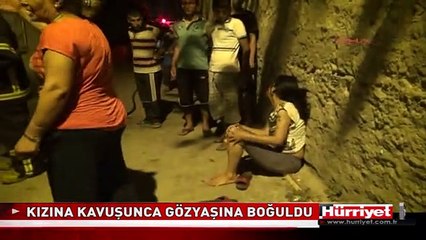 ÖLDÜĞÜNÜ SANDIĞI KIZINA KAVUŞUNCA GÖZYAŞINA BOĞULDU