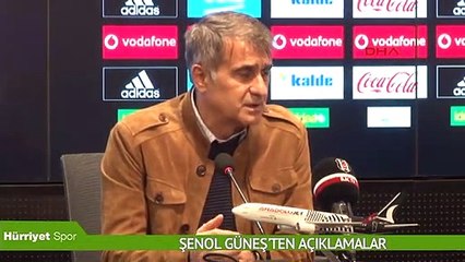 Şenol Güneş'ten açıklamalar