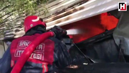 Sakarya'da fabrikada büyük yangın