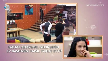 Damat adaylarından kahkahalık taklitler