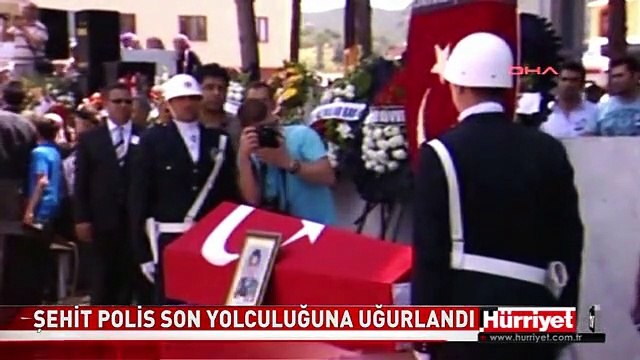 ŞEHİT POLİS SON YOLCULUĞUNA UĞURLANDI