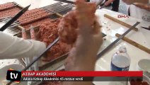 Adana'da Kebap Akademisi 45 mezun verdi