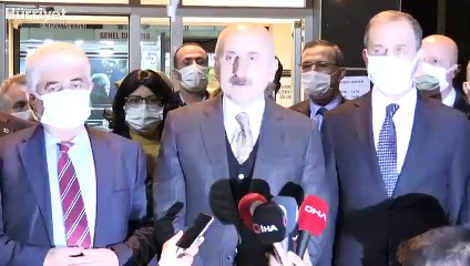 Ulaştırma ve Altyapı Bakanı Adil Karaismailoğlu açıklamalarda bulundu