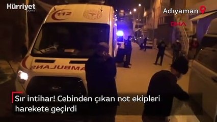 Feryatlar yürekleri dağladı! İntihar etti, cebinden bu 'not' çıktı