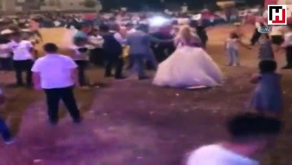 Havai fişek yüzünde patladı