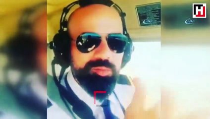 Hayatını kaybeden pilotun son görüntüleri ortaya çıktı