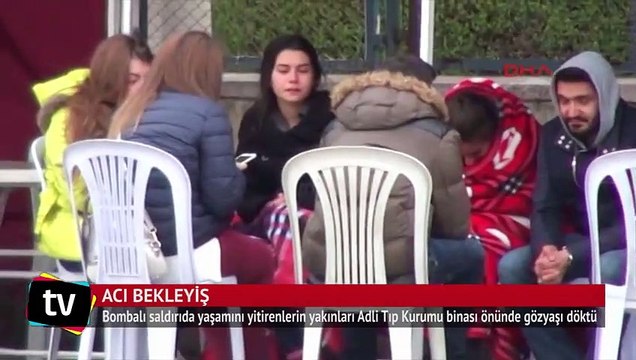 Adli Tıp Kurumu önünde gözyaşlarına boğuldular