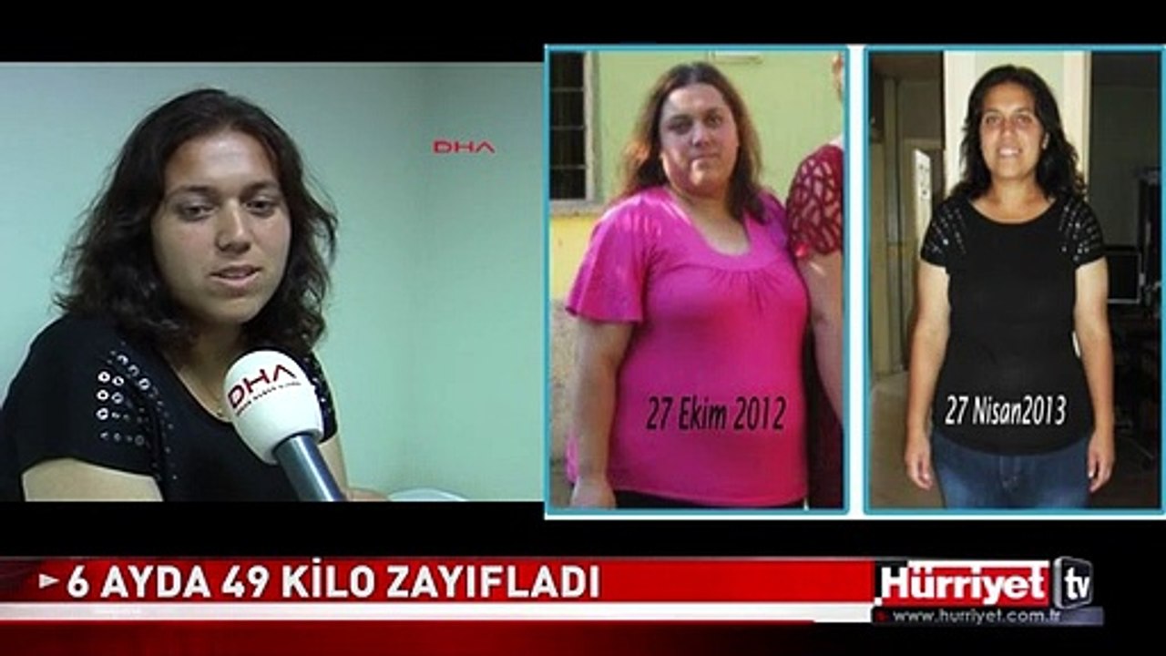 6 AYDA 49 KİLO ZAYIFLADI